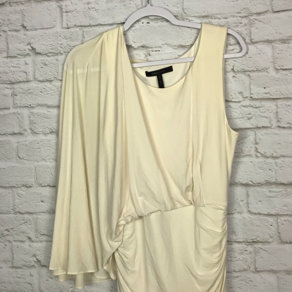 BCBGMAXAZRIA Venus Gardenia Draped Cocktail Dress - Picture 4 of 7
